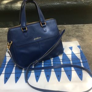 Blue leather Cath Kidston purse